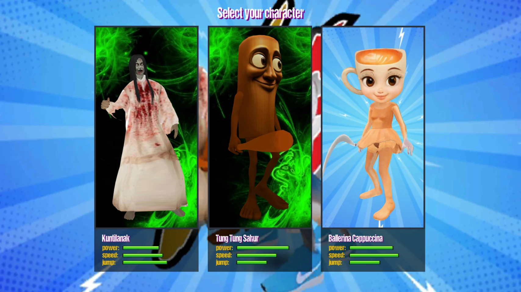 Tung Tung Tung Sahur Vs Pocong screenshot